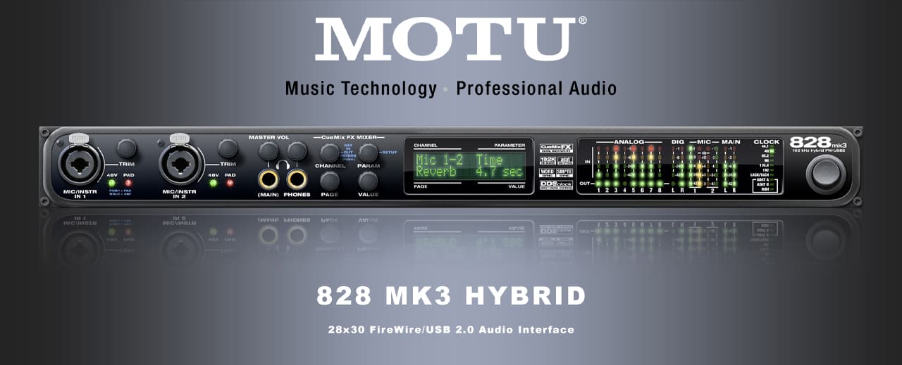 MOTU 828MK3 Hybrid Content