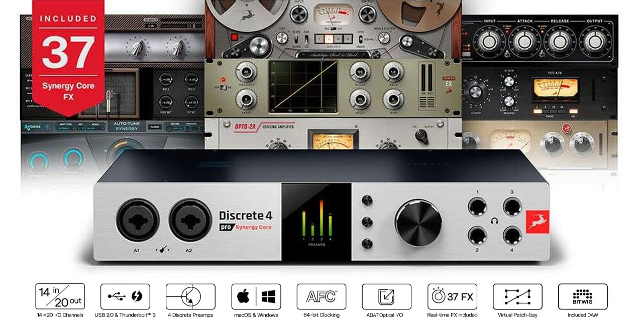 Antelope Audio Discrete 4 Synergy Core More