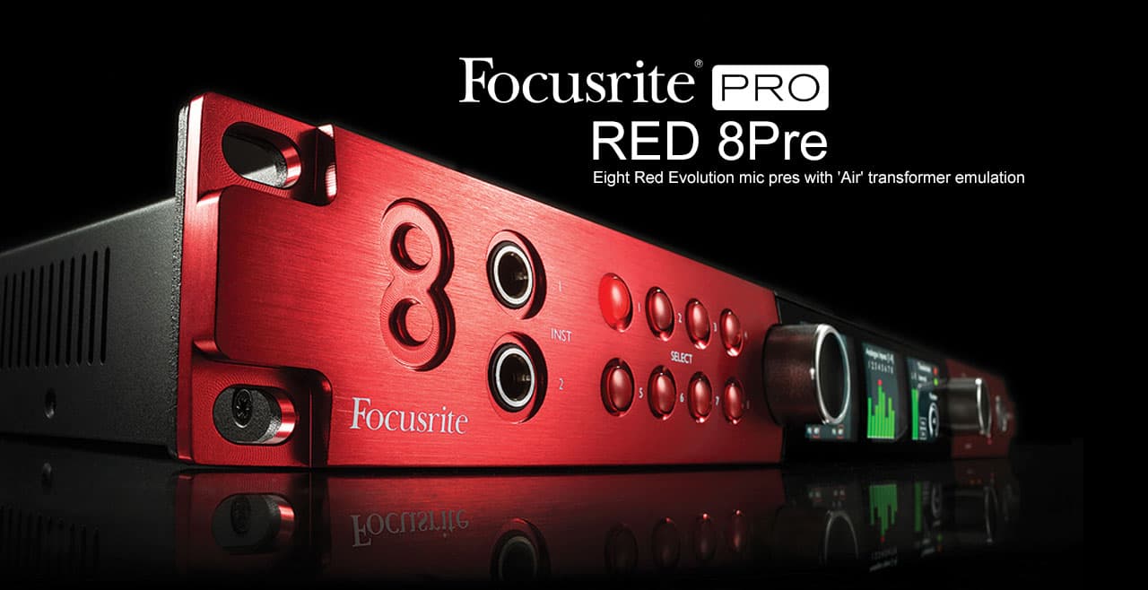 Focusrite Red 8Pre Content
