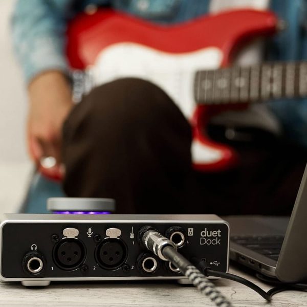 Apogee Duet + Dock In Use