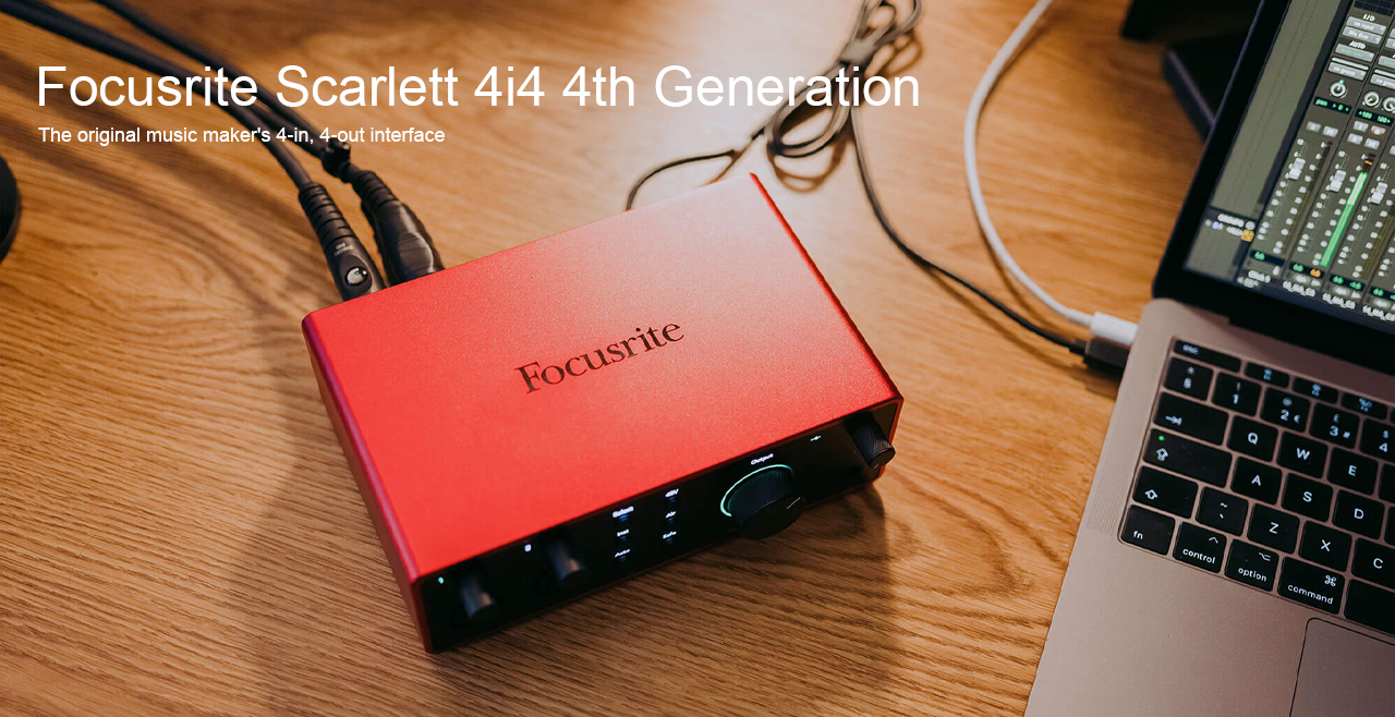 Focusrite Scarlett 4i4 4th Generation Content