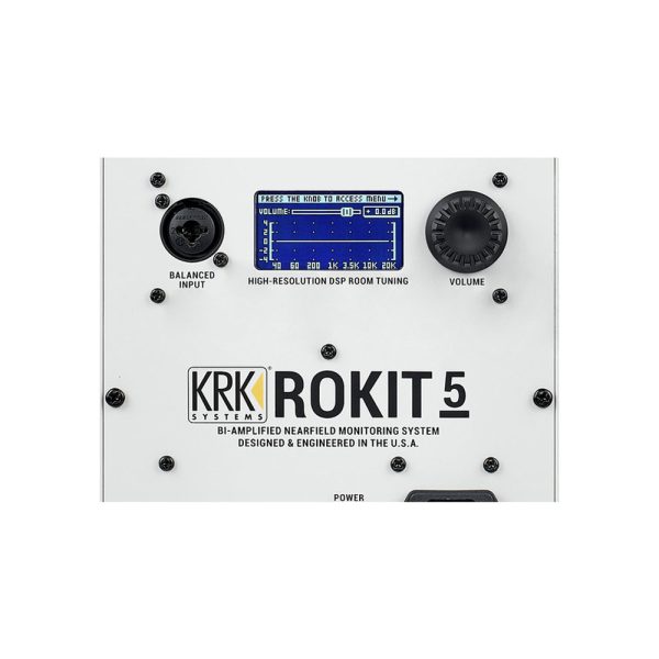 KRK Rokit 5 G4 White Noise Back Detail