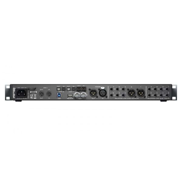 RME Fireface UFX III Back
