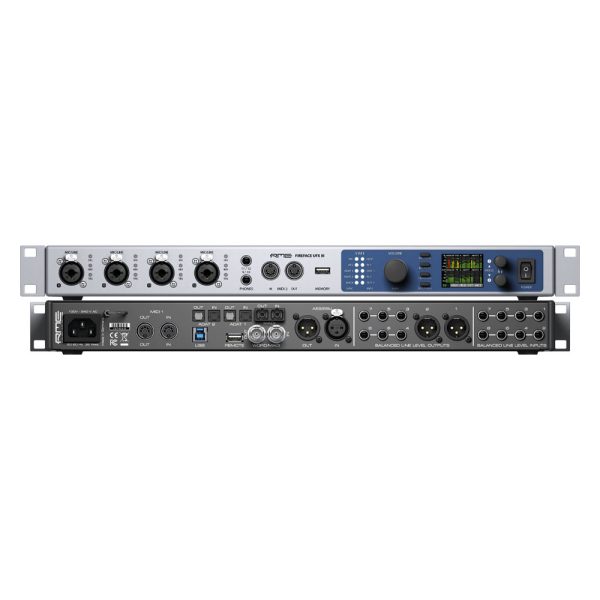 RME Fireface UFX III Front & Back