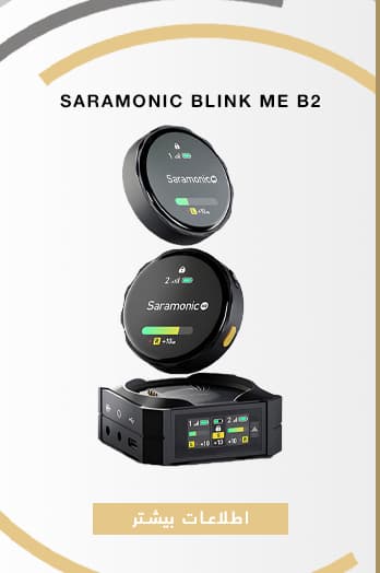 میکروفون بی سیم یقه ای با نمایشگر لمسی Saramonic-Blink-Me-B2