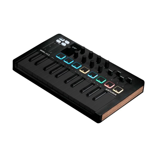 Arturia MiniLab 3 Deep Black Angle