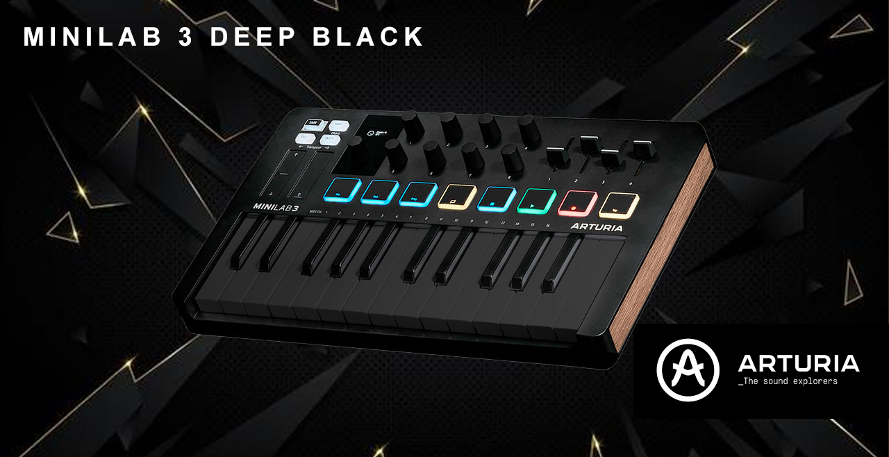 Arturia MiniLab 3 Deep Black Content