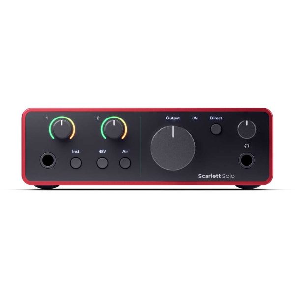 Focusrite Scarlett Solo 4th Generation Front