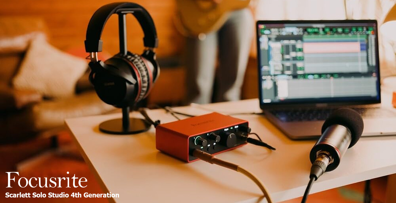 Focusrite Scarlett Solo Studio 4th Generation Content