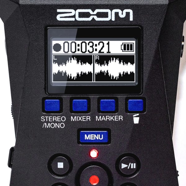 Zoom H1 XLR Display