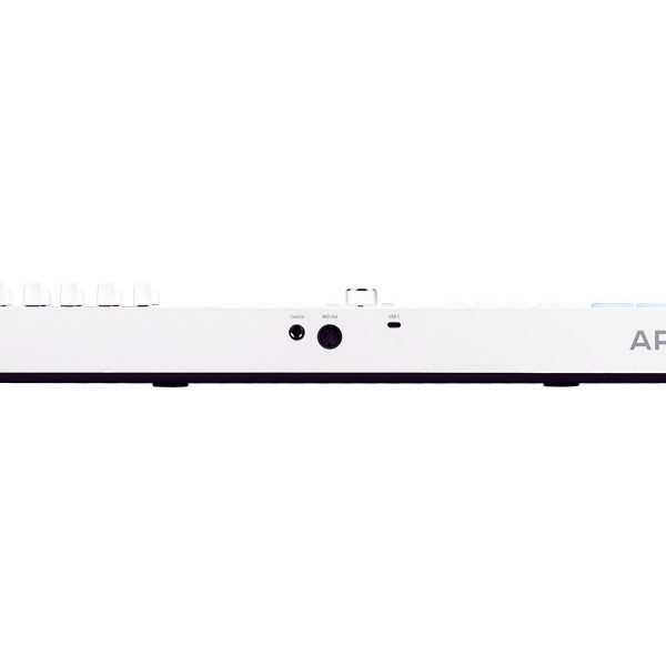 Arturia KeyLab Essential 61 MK3 Alpine White Back Detail