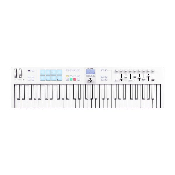Arturia KeyLab Essential 61 MK3 Alpine White Front