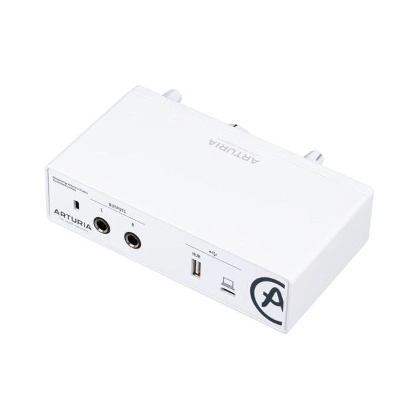 Arturia MiniFuse 1 White Back Angle