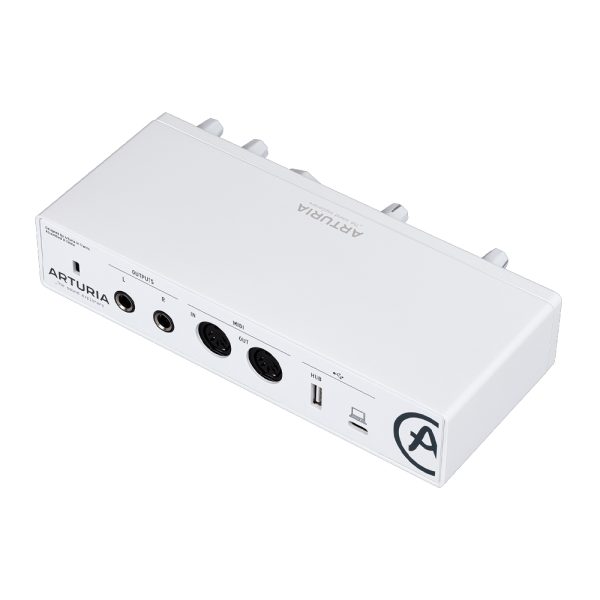 Arturia MiniFuse 2 White Back Angle