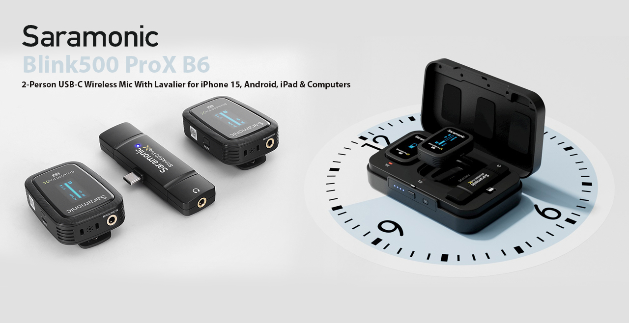 Saramonic Blink500 ProX B6 Content