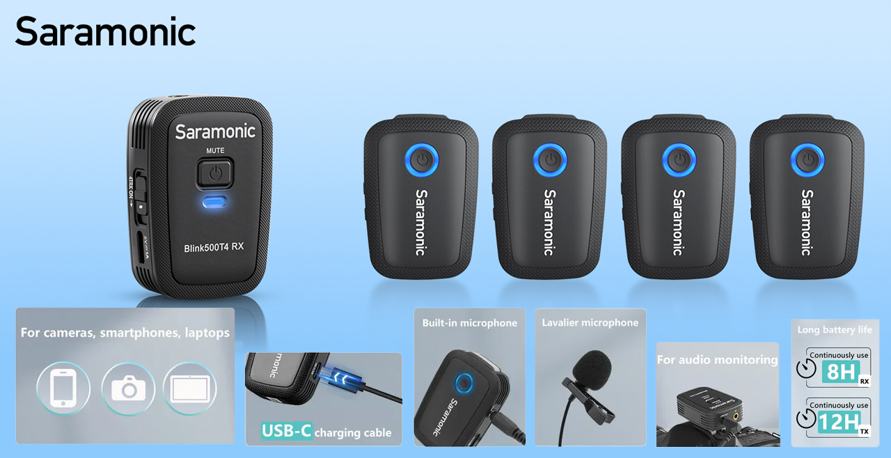Saramonic Blink500 T4 Content