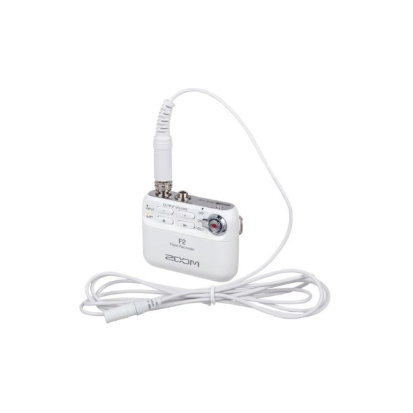 ZOOM F2 White Angle