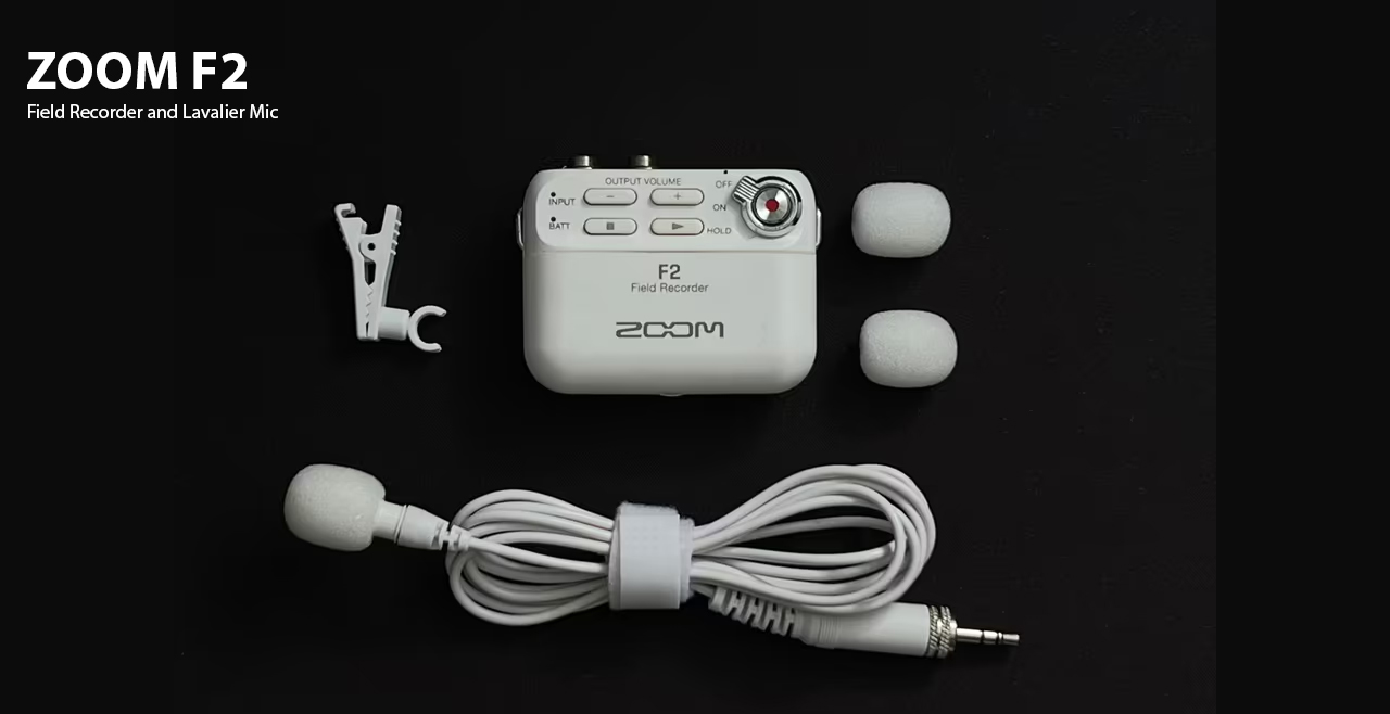 ZOOM F2 White Content