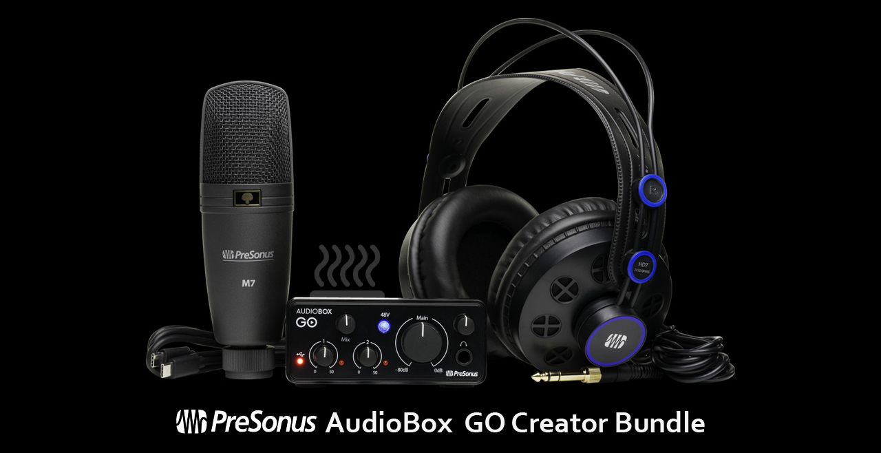 PreSonus AudioBox GO Creator Bundle Content