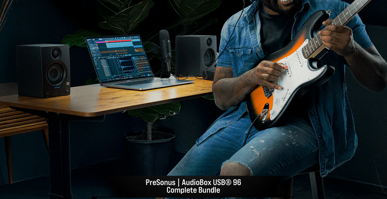 Presonus AudioBox USB 96 Complete Bundle Content