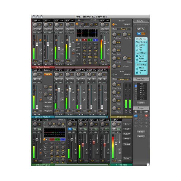 RME BabyFace TotalMix FX