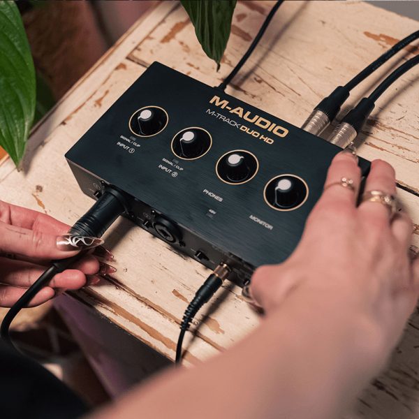M-Audio M-Track DUO HD In Use