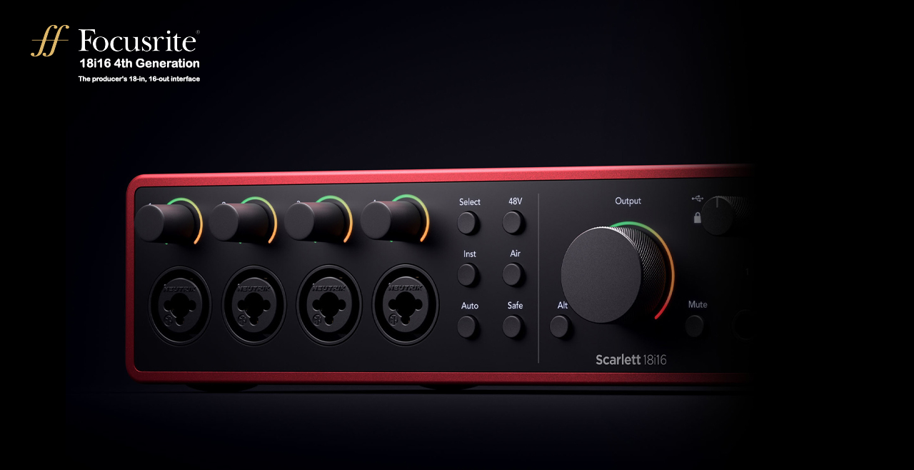 Focusrite 18i16 4th Generation Content
