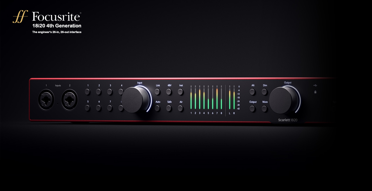 Focusrite 18i20 4th Generation Content