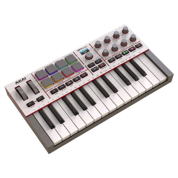AKAI-MPK-Mini-IV-Gray-Angle AKAI MPK Mini IV Gray Angle