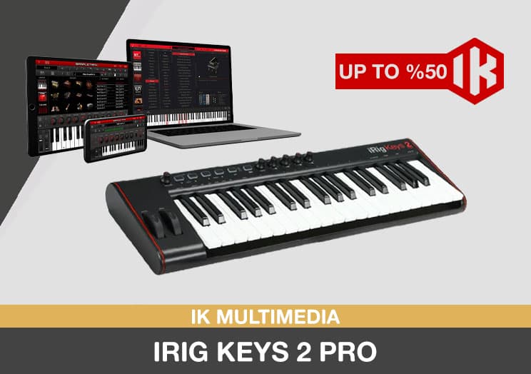 میدی کیبورد iK-Multimedia-iRig-Keys-2-Pro