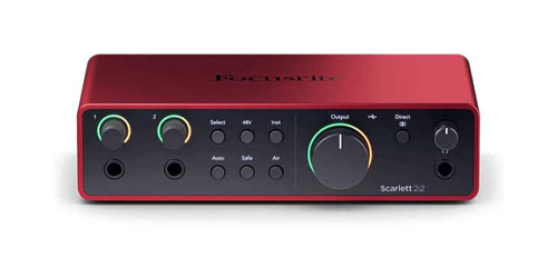 کارت صدای Focusrite-Scarlett-2i2-4th