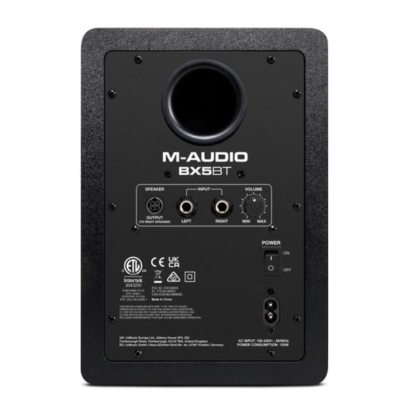 M-Audio-BX5BT-Back M-Audio BX5BT Back