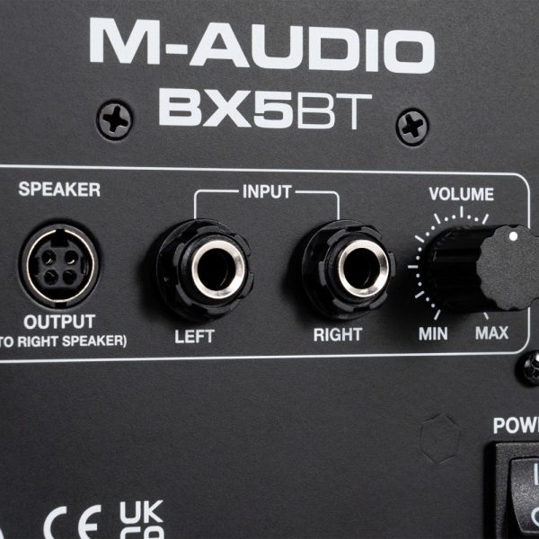 M-Audio-BX5BT-Back-Detail M-Audio BX5BT Back Detail