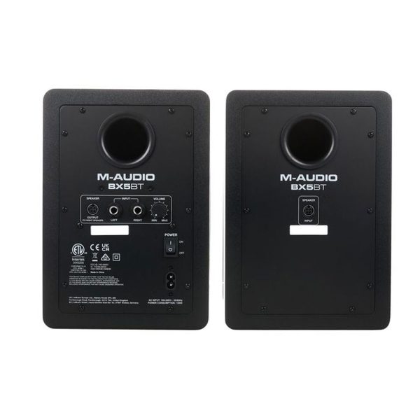 M-Audio-BX5BT-Pair-Back M-Audio BX5BT Pair Back